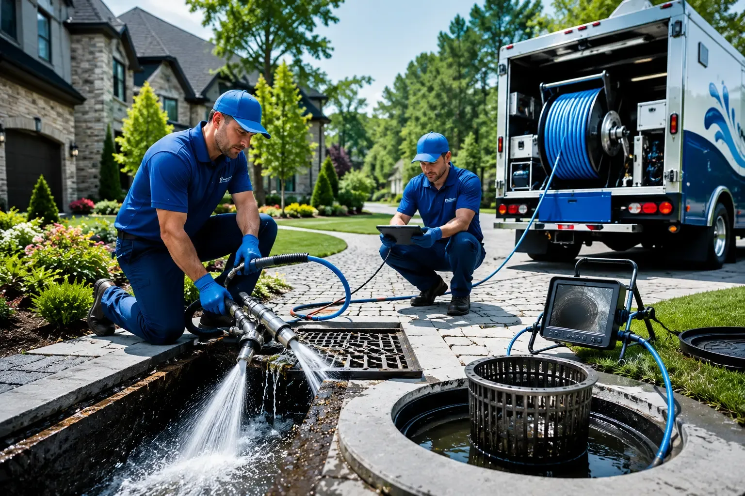 Local outdoor drain cleaning professionals in Hampton, NE