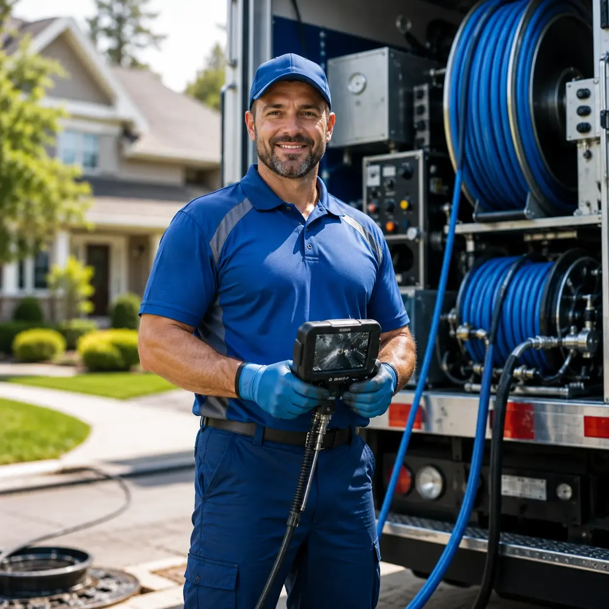 Local outdoor drain cleaning specialists in Hampton, NE